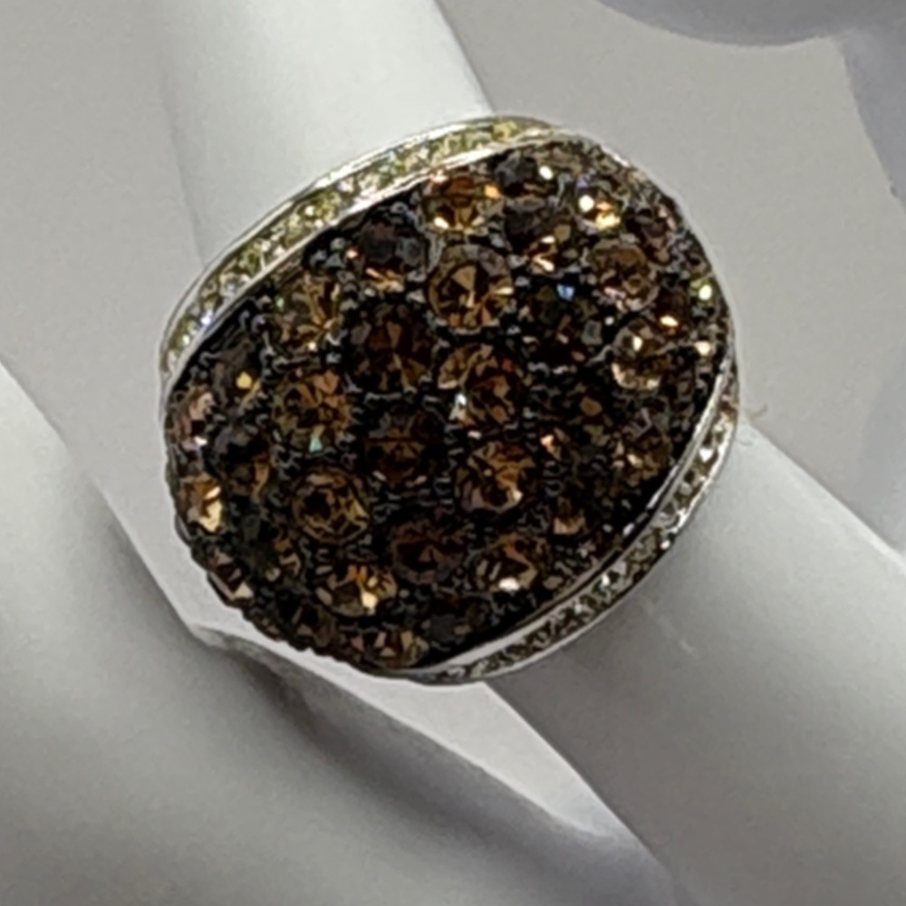 Park Lane TRUFFLES Brown gemstone ring size 5.5 - Picture 3 of 5